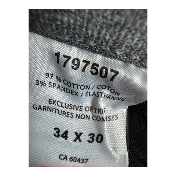 Nautica Men’s Straight Fit Black‎ Pants Size  | Cotton Stretch Chino Style - Picture 9 of 13